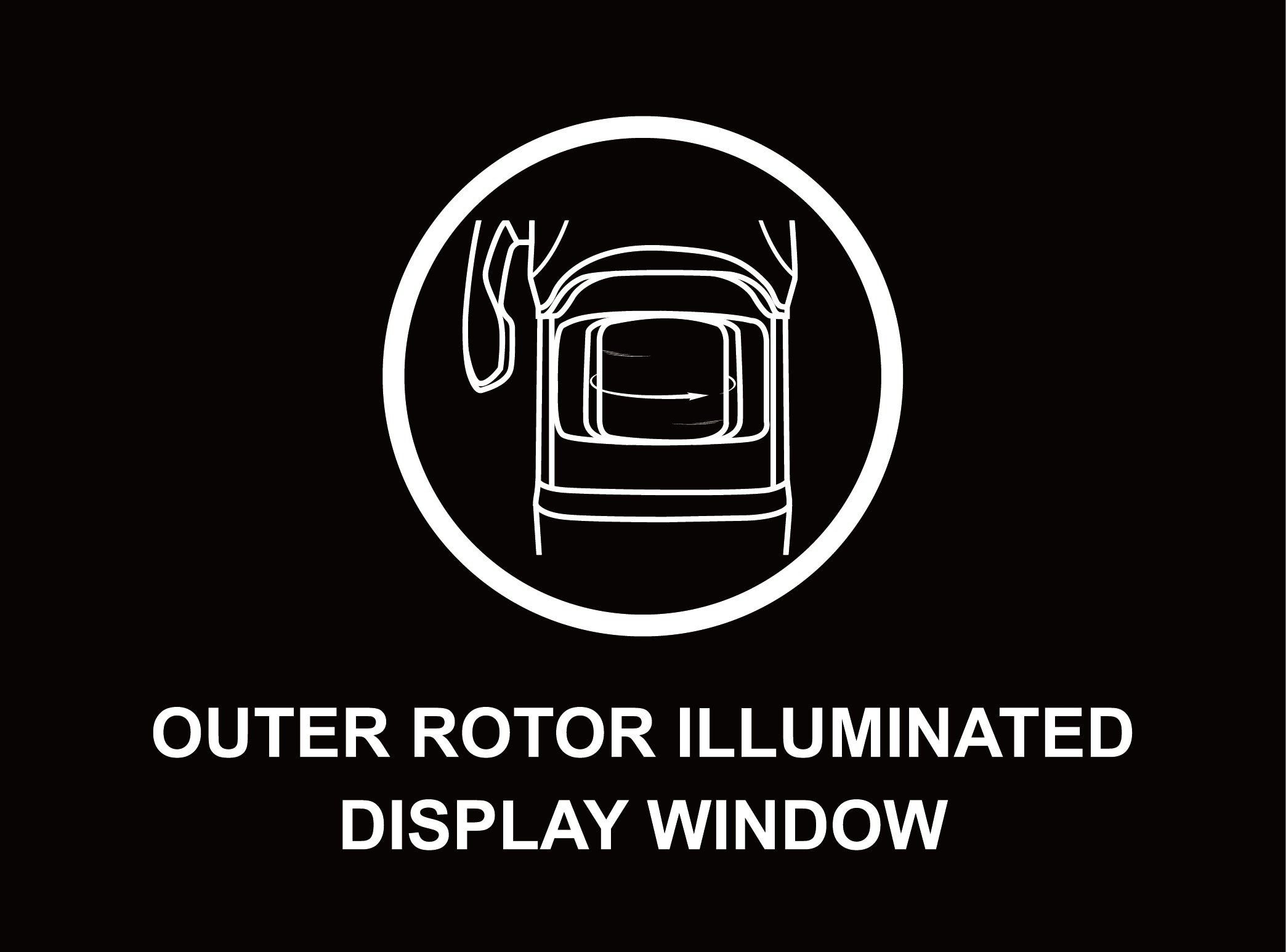Vekix 7500RPM Clipper close-up showing Outer Rotor Illuminated Display Window, highlighting innovative light technology for barbers and grooming