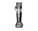 Vekix outer rotor hair clipper black V1 with high-speed 7500 RPM motor, sharp stainless steel blades, and ergonomic cordless design for professional and home hair grooming
