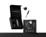 VEKIX Cyclone Outer Rotor Silver hair clipper set with packaging on a white background