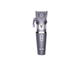Vekix outer rotor hair clipper silver V4 with 7500 RPM high-torque motor, precision blades, and sleek metallic design for barbers and at-home haircuts