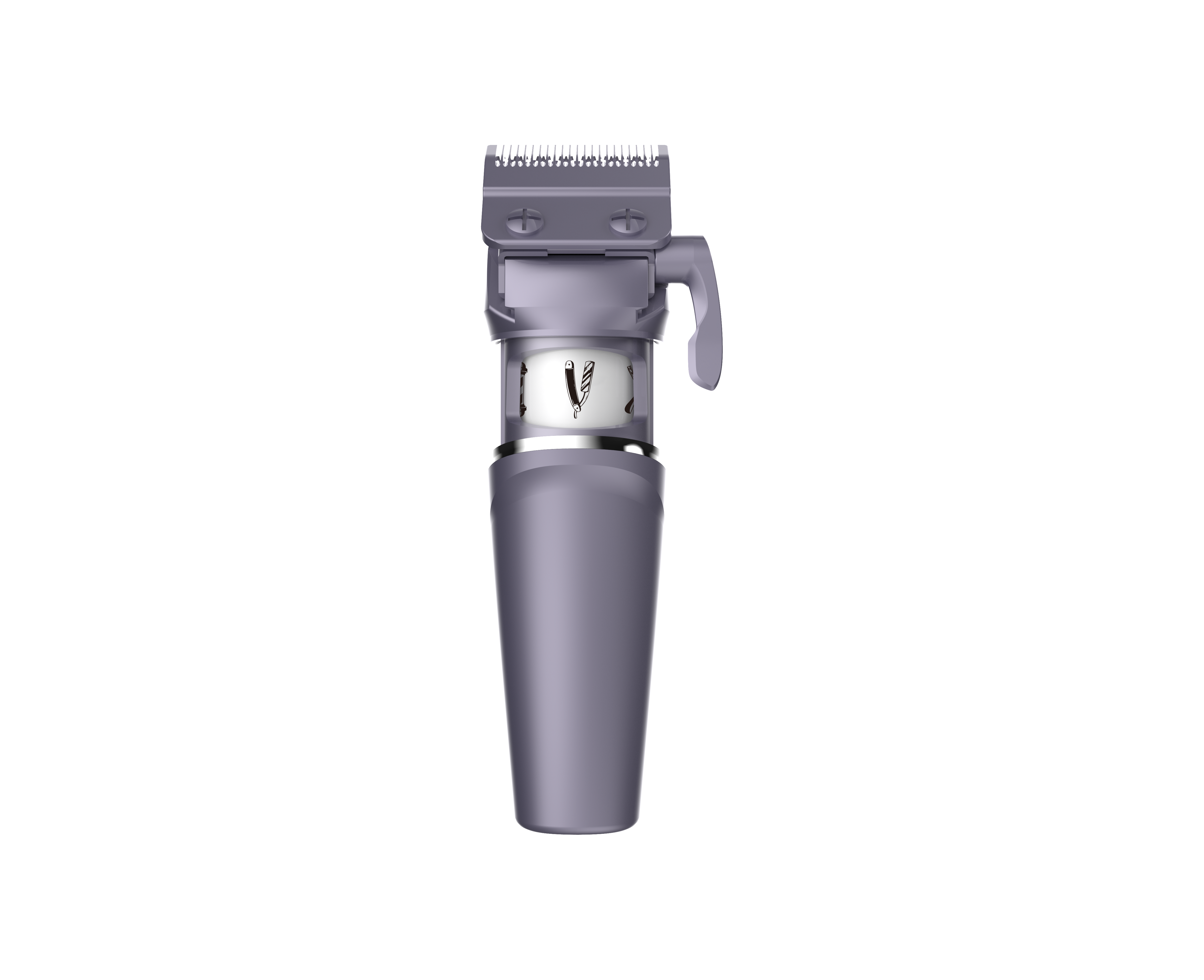 Vekix Outer Rotor Hair Clipper Silver Version High-Performance Professional Hair Trimmer 7500 RPM Brushless Motor Sharp Precision Blades Durable and Quiet Ideal for Home and Barber Use