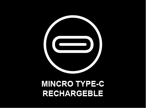 Vekix outer rotor rechargeable hair clipper with micro Type-C fast charging port and ergonomic design