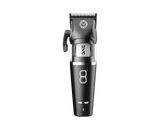 Vekix outer rotor hair clipper black V4 with upgraded precision blades, 7500 RPM motor, and sleek cordless design for barbers and home use